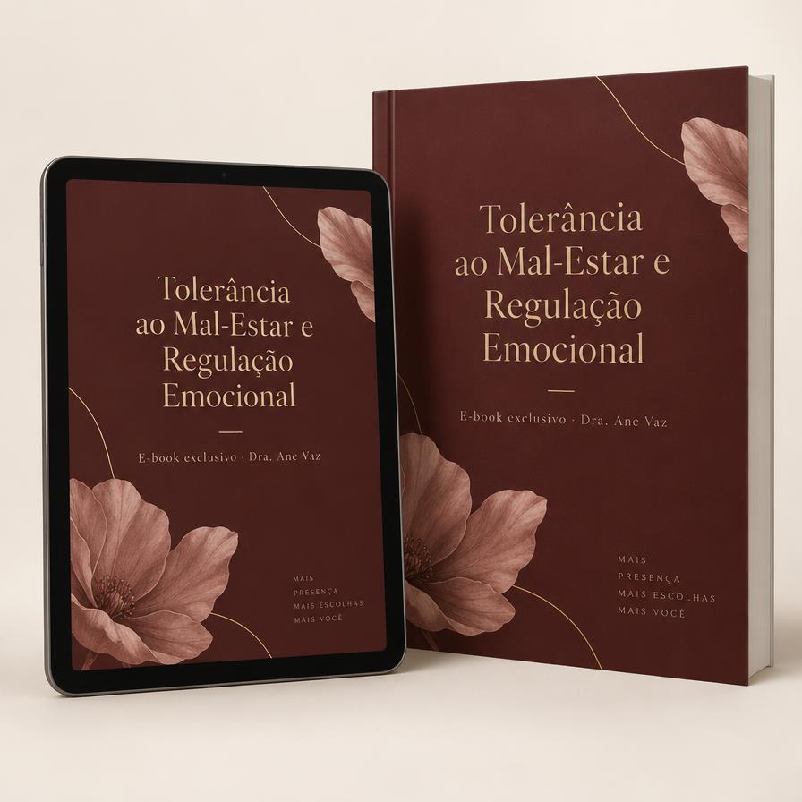 Mockup do e-book Técnicas de Tolerância ao Mal-Estar e Regulação Emocional